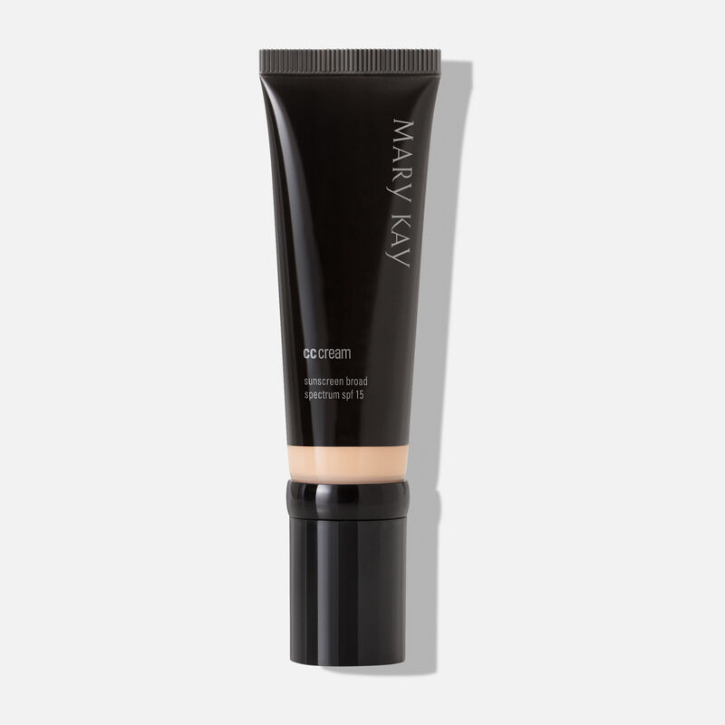 Tube of Mary Kay CC Cream Sunscreen SPF 15 in shade Very Light