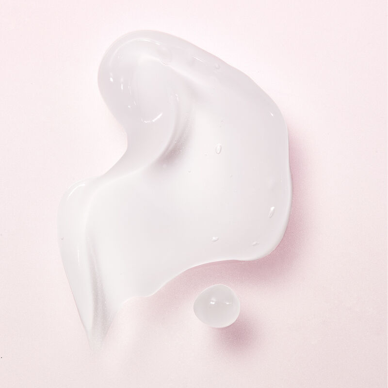 Product rub of Mary Kay Mattifying Moisturizer against light pink background