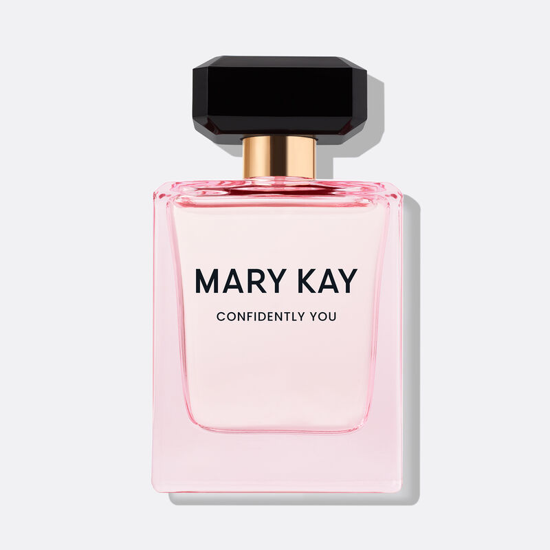 Mary Kay Confidently You Eau de Parfum bottle against white background