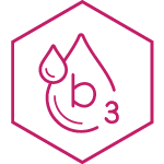 Vitamin B3 illustration.